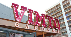 Vimto Gardens Signage
