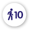 10 minutes walk